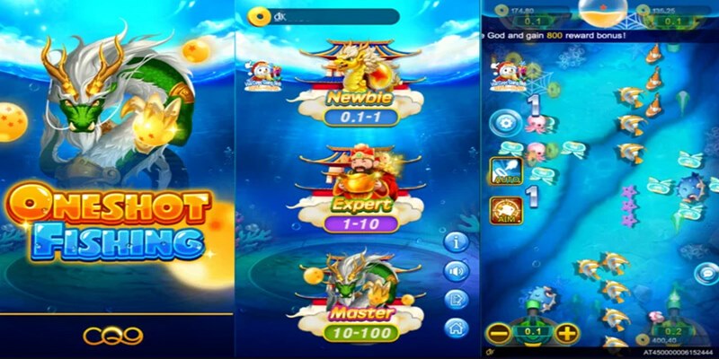 Bảng thưởng trong Bắn Cá Oneshot Fishing tại Vuabai9 